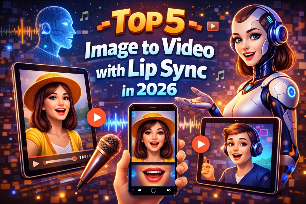 Top 5 Image to Video with Lip Sync in&nbsp;2026