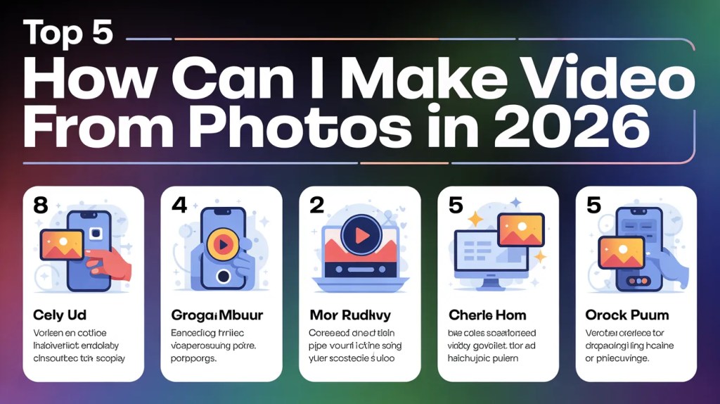 Top 5 How Can I Make Video from Photos in&nbsp;2026