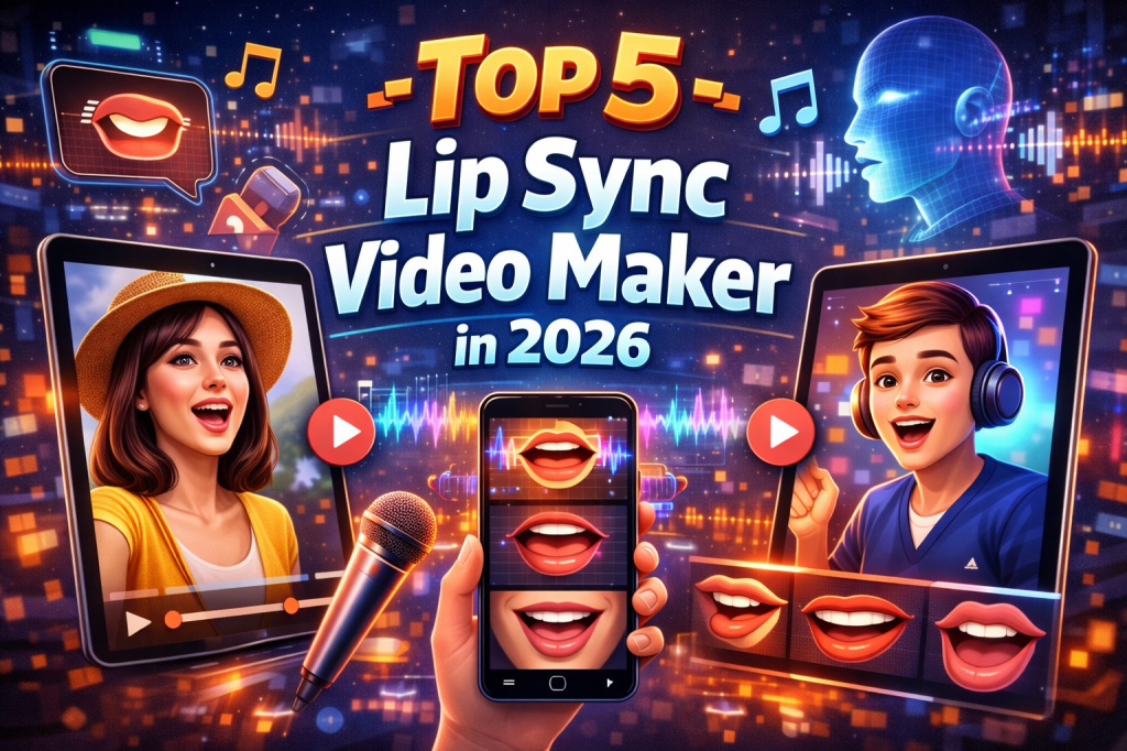 Top 5 Lip Sync Video Maker in&nbsp;2026