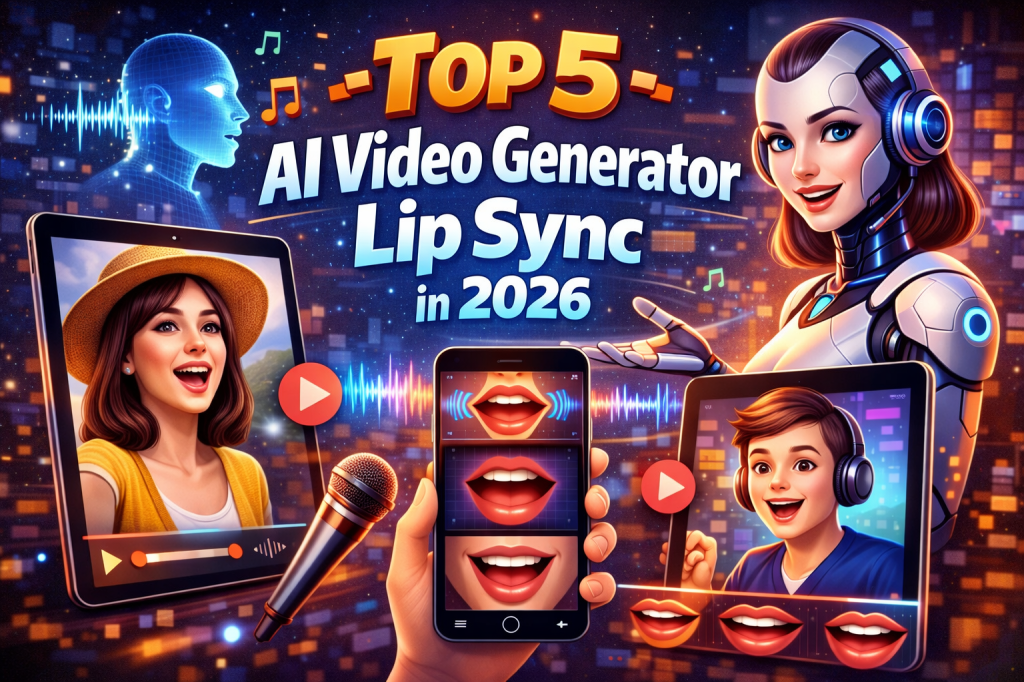 Top 5 AI Video Generator Lip Sync in&nbsp;2026