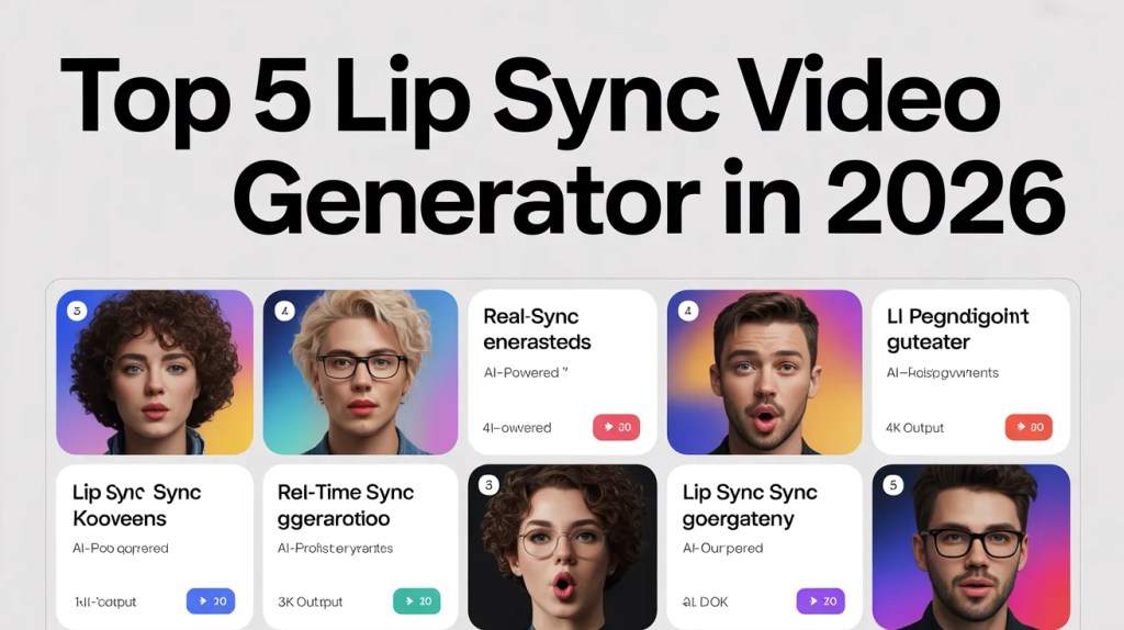 Top 5 Lip Sync Video Generator in&nbsp;2026